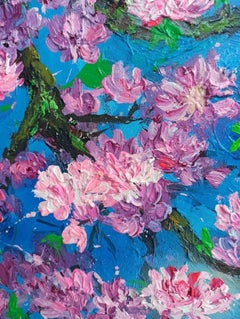 La radiosa bellezza della primavera, dipinto, acrilico su tela