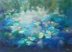 Blue Symphony, Painting, Acrylic on Canvas