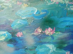 Blue Symphony, Painting, Acrylic on Canvas