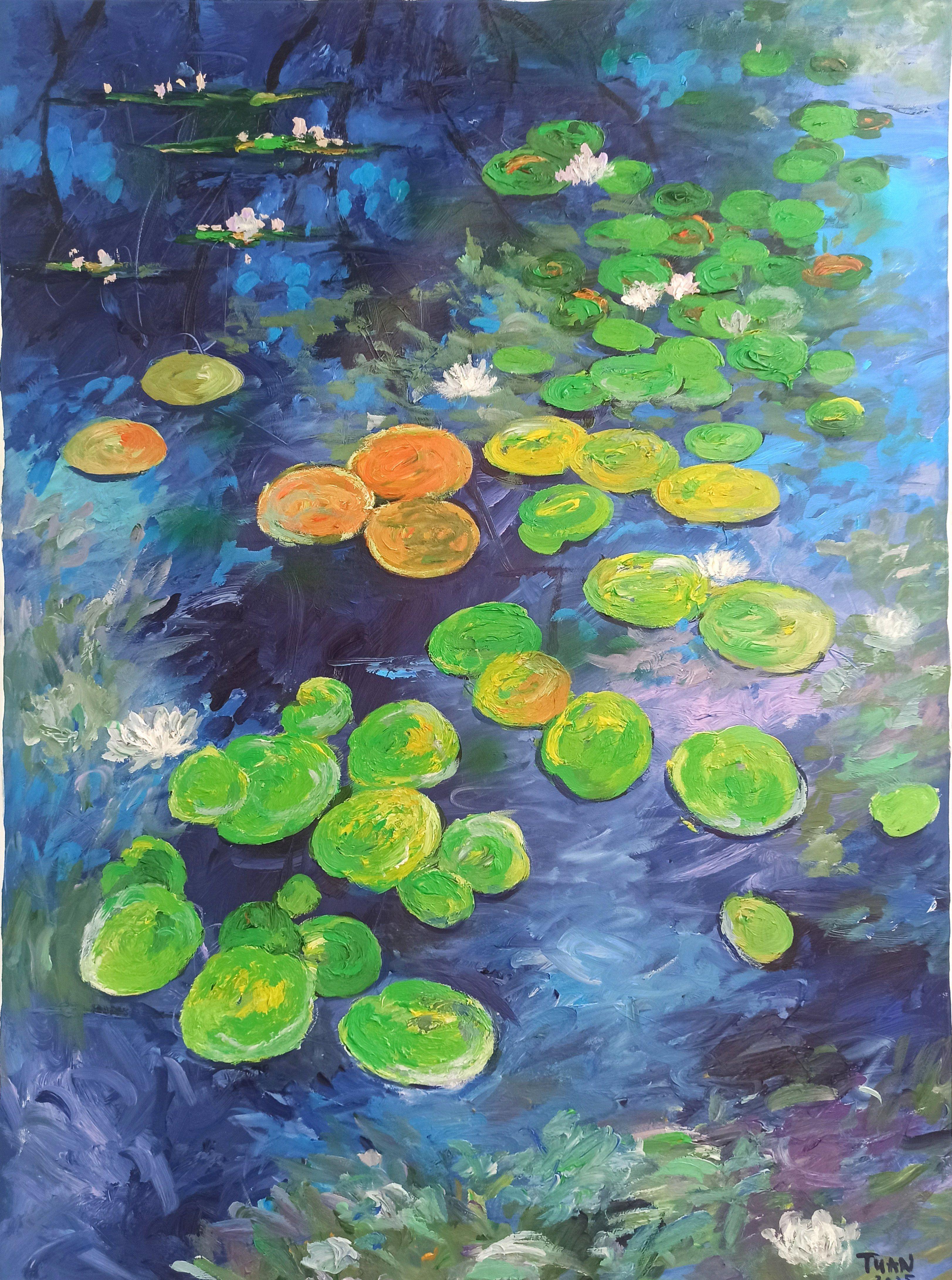 Nature's Quiet Moment, Painting, Acrylic on Canvas