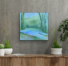En mi soledad, Pintura, acrílico sobre lienzo