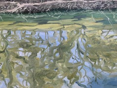 Spring River Reflections, Painting, Oil on Canvas