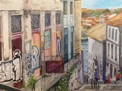 Porto Portugal, Painting, Oil on Canvas