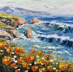 Poppy Tides, Gemälde, Öl auf Leinwand