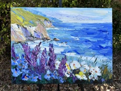 Costa Blu, Dipinto, Olio su tela