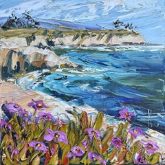 Seaside Solace, Painting, Oil on Canvas