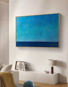 Blau Nr. 2, Gemälde, Acryl auf Leinwand