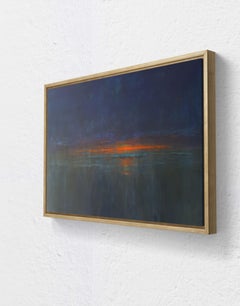 waves, night, Painting, Acrylic on Canvas