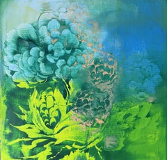 Respiración verde, Pintura, Óleo sobre lienzo