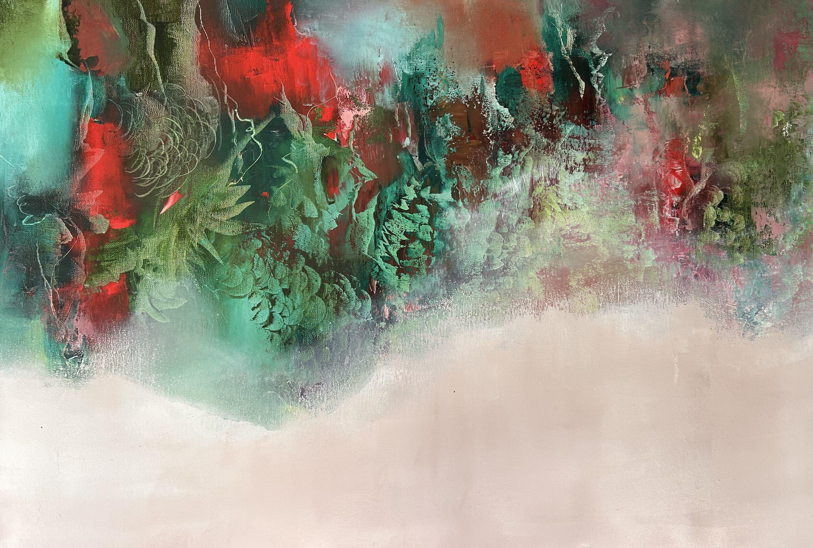 My jungle I, Painting, Oil on Canvas - Art by Ludmila Budanov