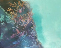 Orange mist, Painting, Oil on Canvas
