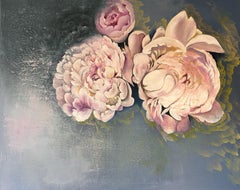 My peonies III, Painting, Oil on Canvas