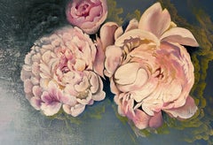 My peonies III, Painting, Oil on Canvas