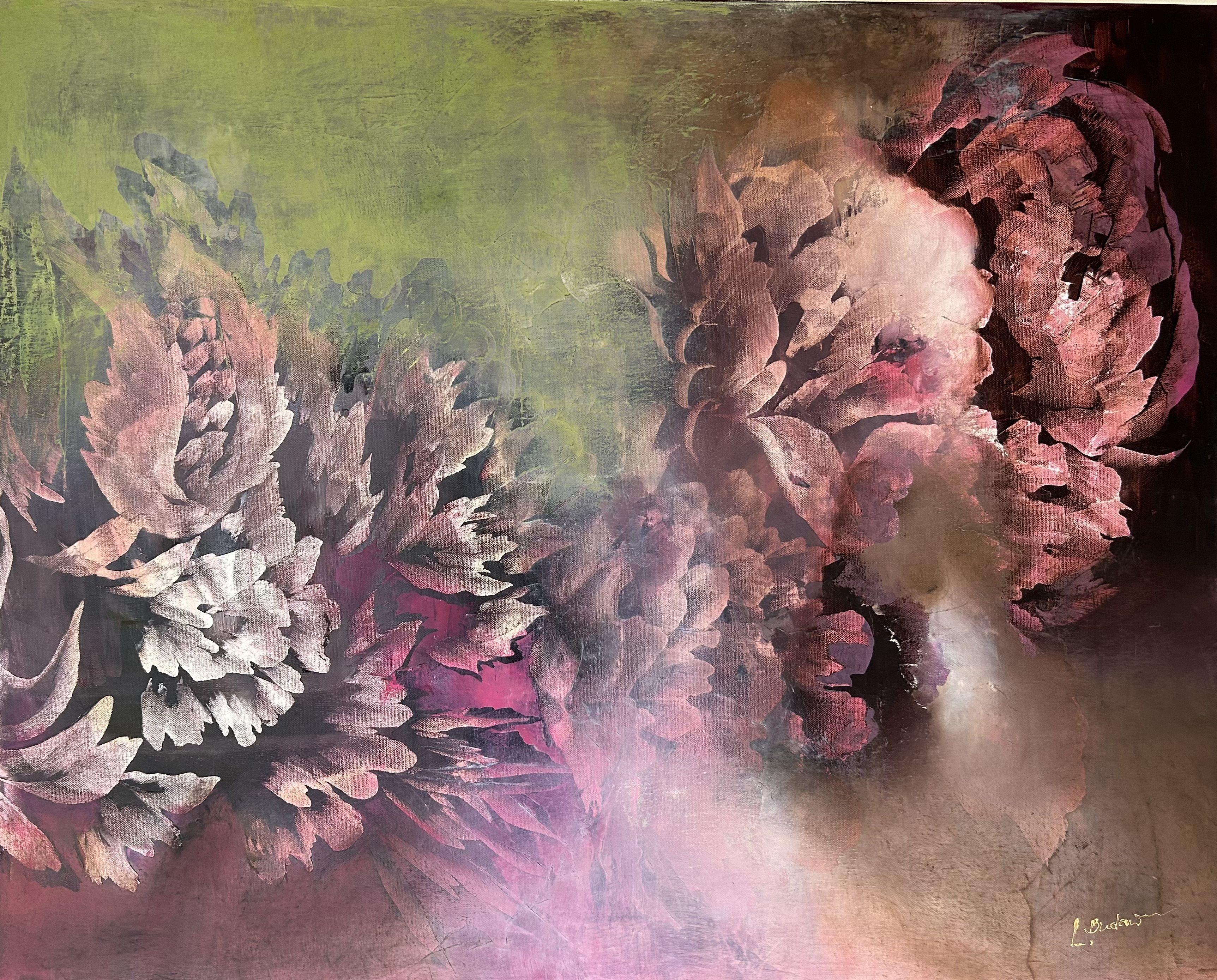 Che bello da vedere, Dipinto, Olio su tela - Art di Ludmila Budanov