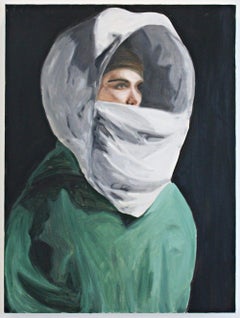 Human Preservation (2) by Julien Delagrange - Portrait painting, human figure