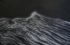 The primitive river by Franco Salas Borquez - Contemporary painting, seascape