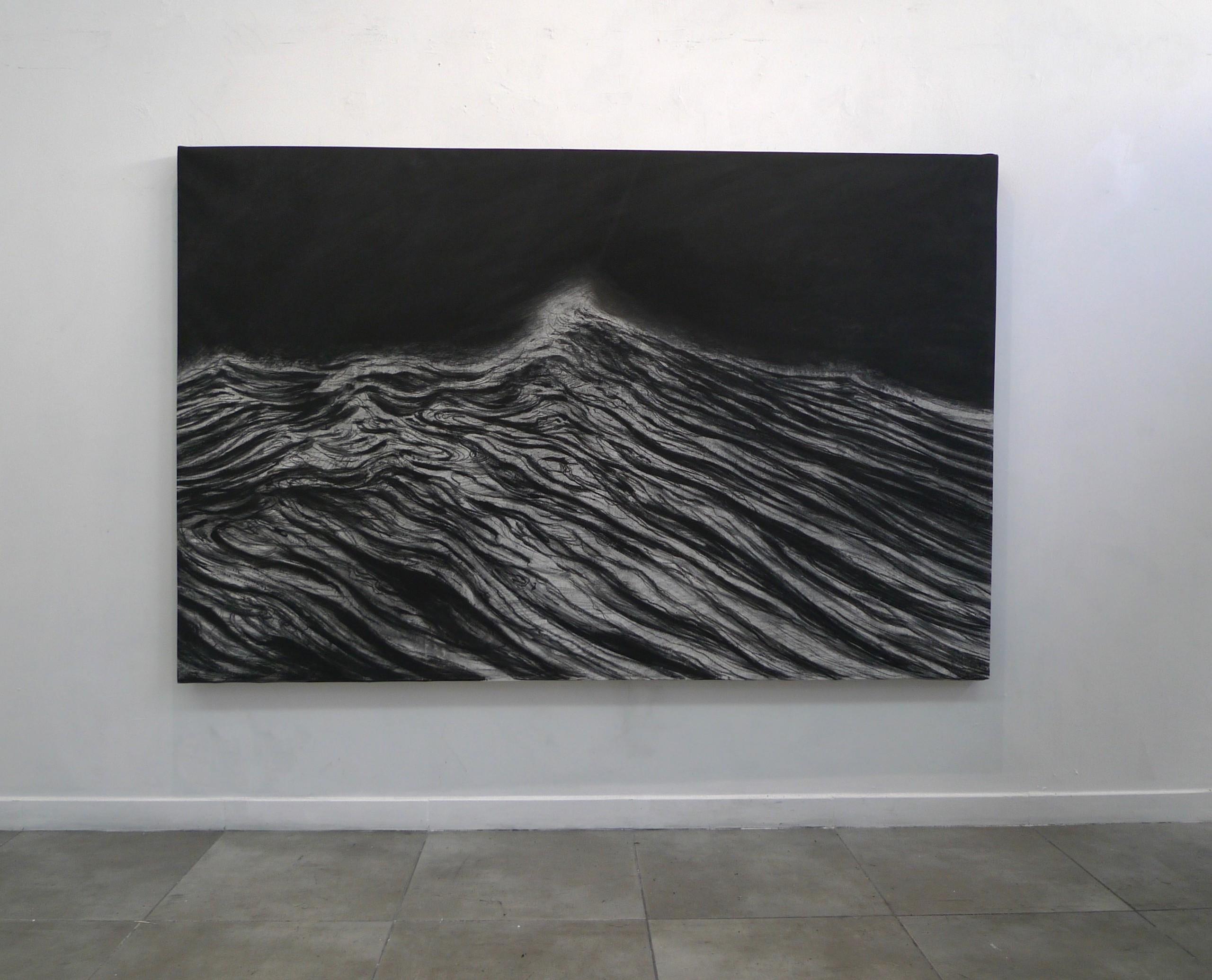 The primitive river by Franco Salas Borquez - Contemporary painting, seascape For Sale 3