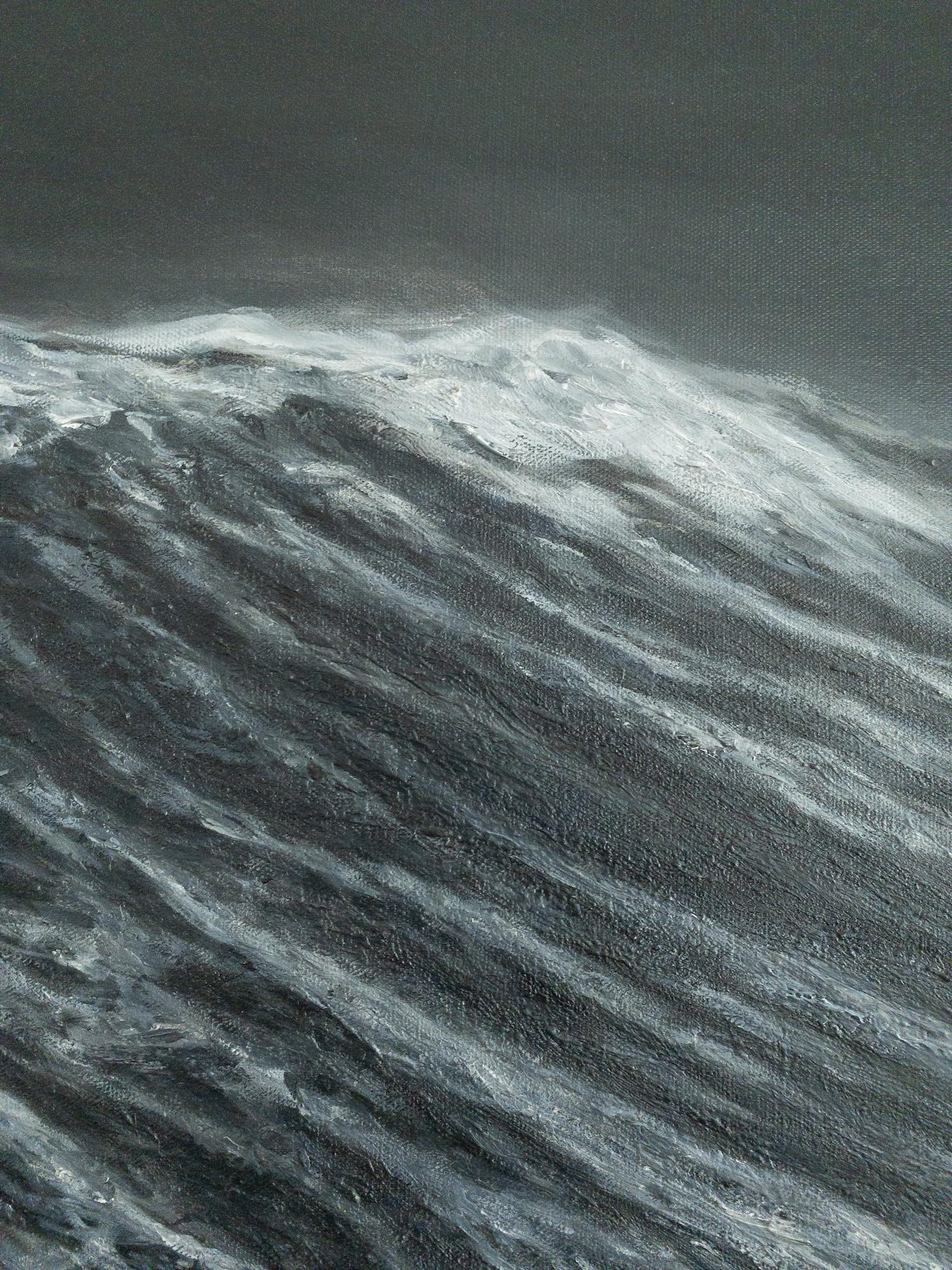 Das Fragment des Unvorhersehbaren von F. S. Borquez - Zeitgenössische Malerei, Meereslandschaft im Angebot 2