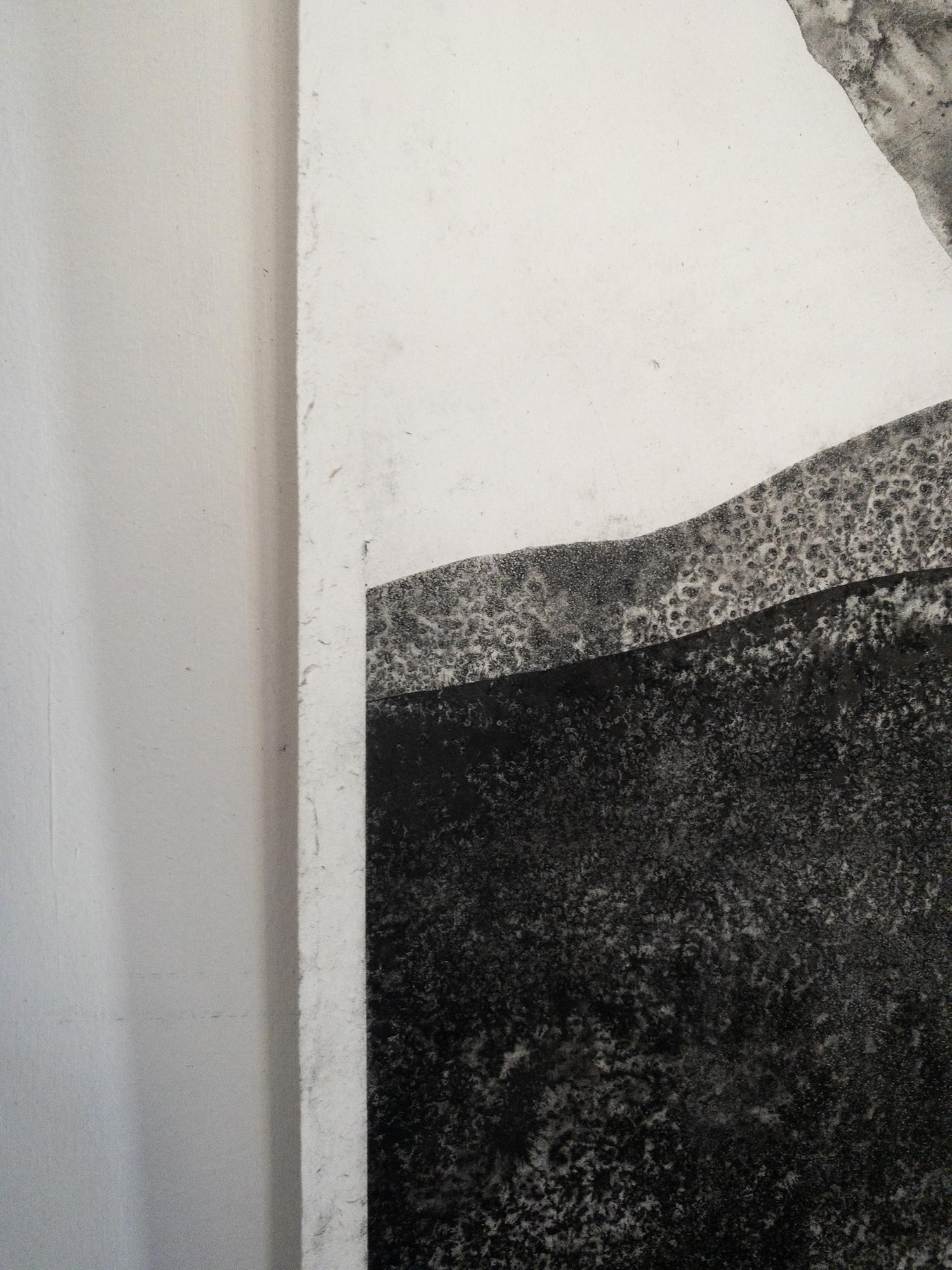 Promontories #12 by Yann Bagot - Contemporary ink drawing, landscape, powerful For Sale 14