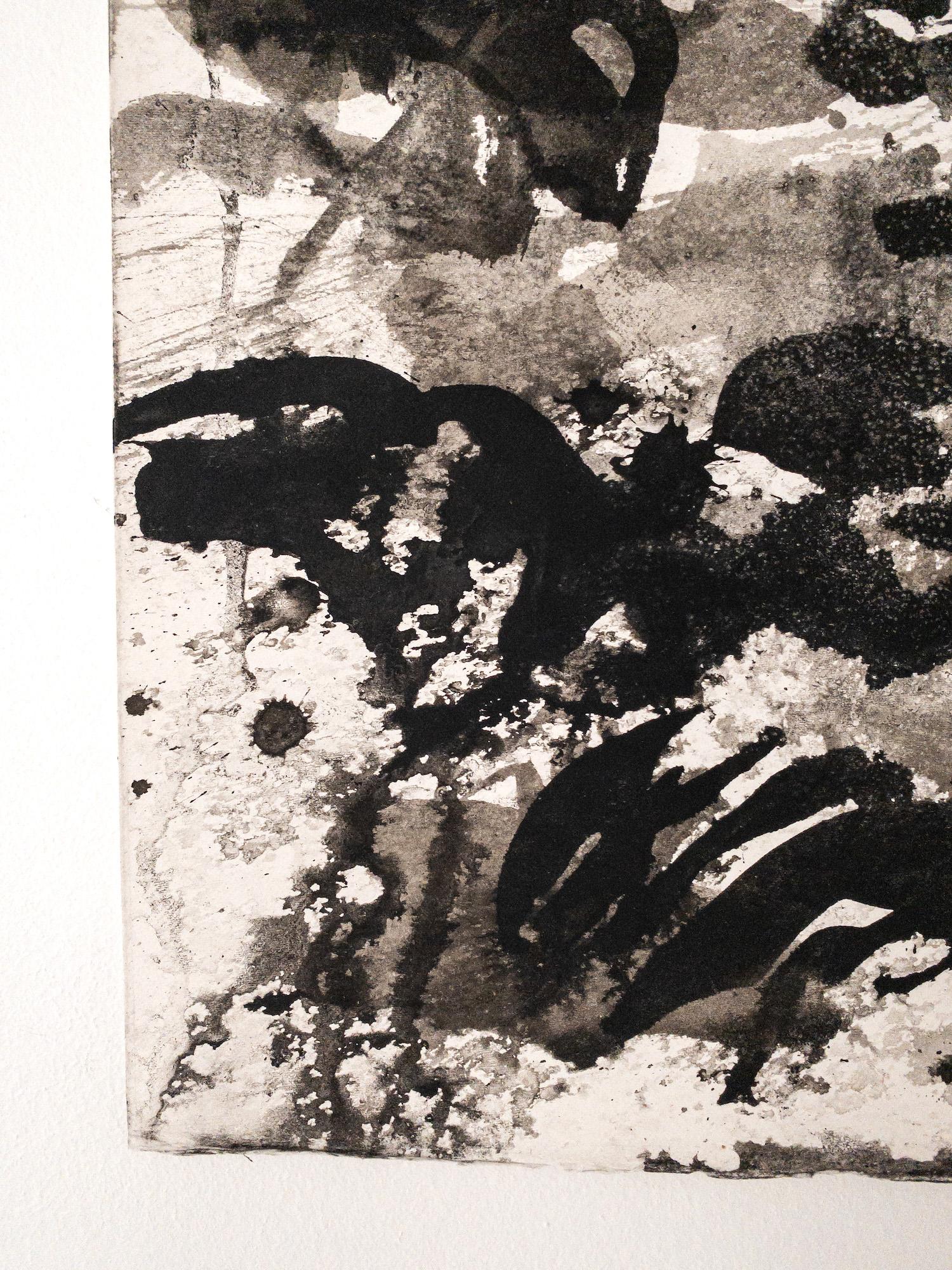 Fontainebleau #15 by Yann Bagot - Ink drawing, forest, black & white, nature For Sale 8