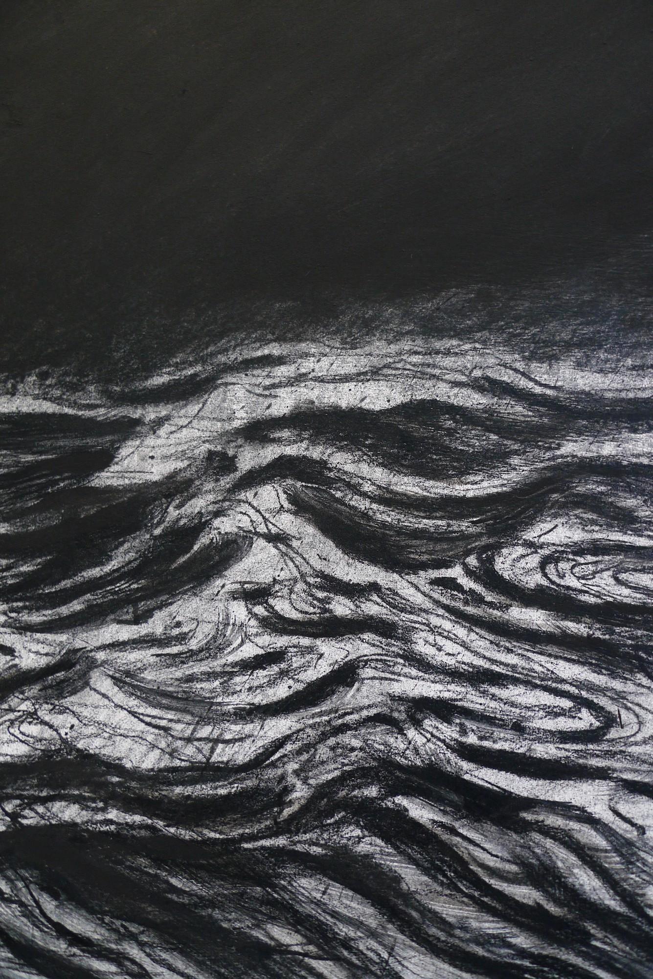 The Primitive River par Franco Salas Borquez - Peinture contemporaine, paysage marin en vente 5