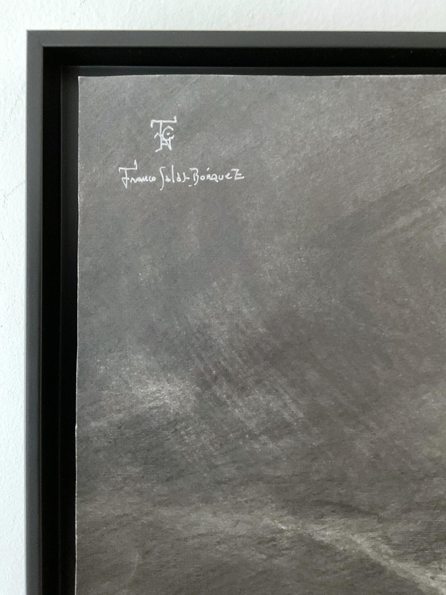 Sequenzen III von Franco Salas Borquez - Zeitgenössische Malerei, Wellen, Graphit im Angebot 8