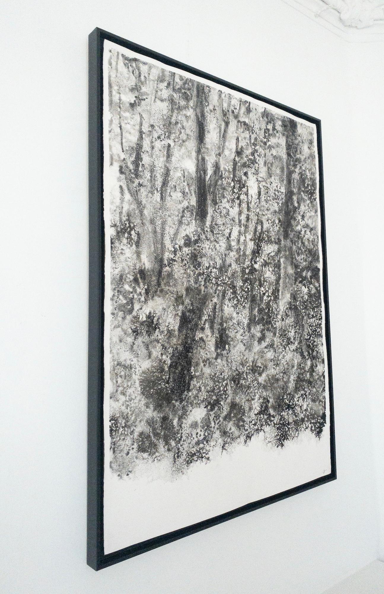 Air, light, matter (Abbaye de La Cambre n°34) de Yann Bagot - dessin à l'encre, forêt en vente 3