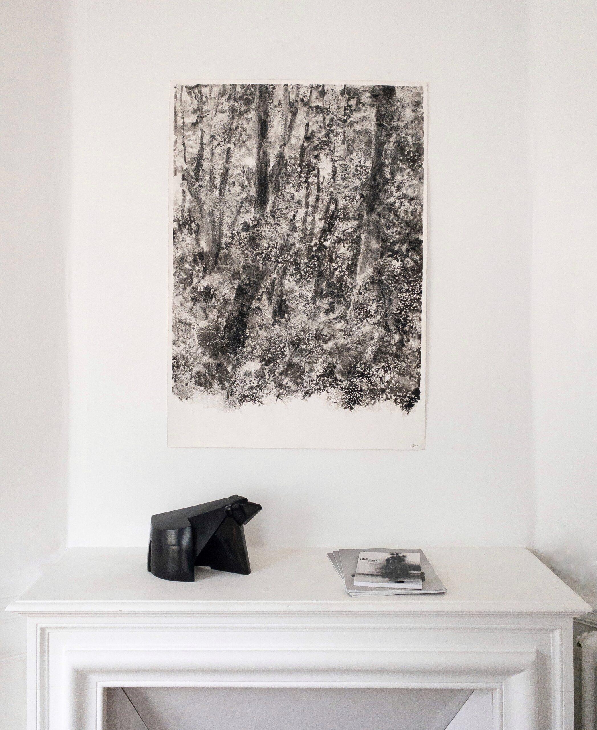 Air, light, matter (Abbaye de La Cambre n°34) de Yann Bagot - dessin à l'encre, forêt en vente 10