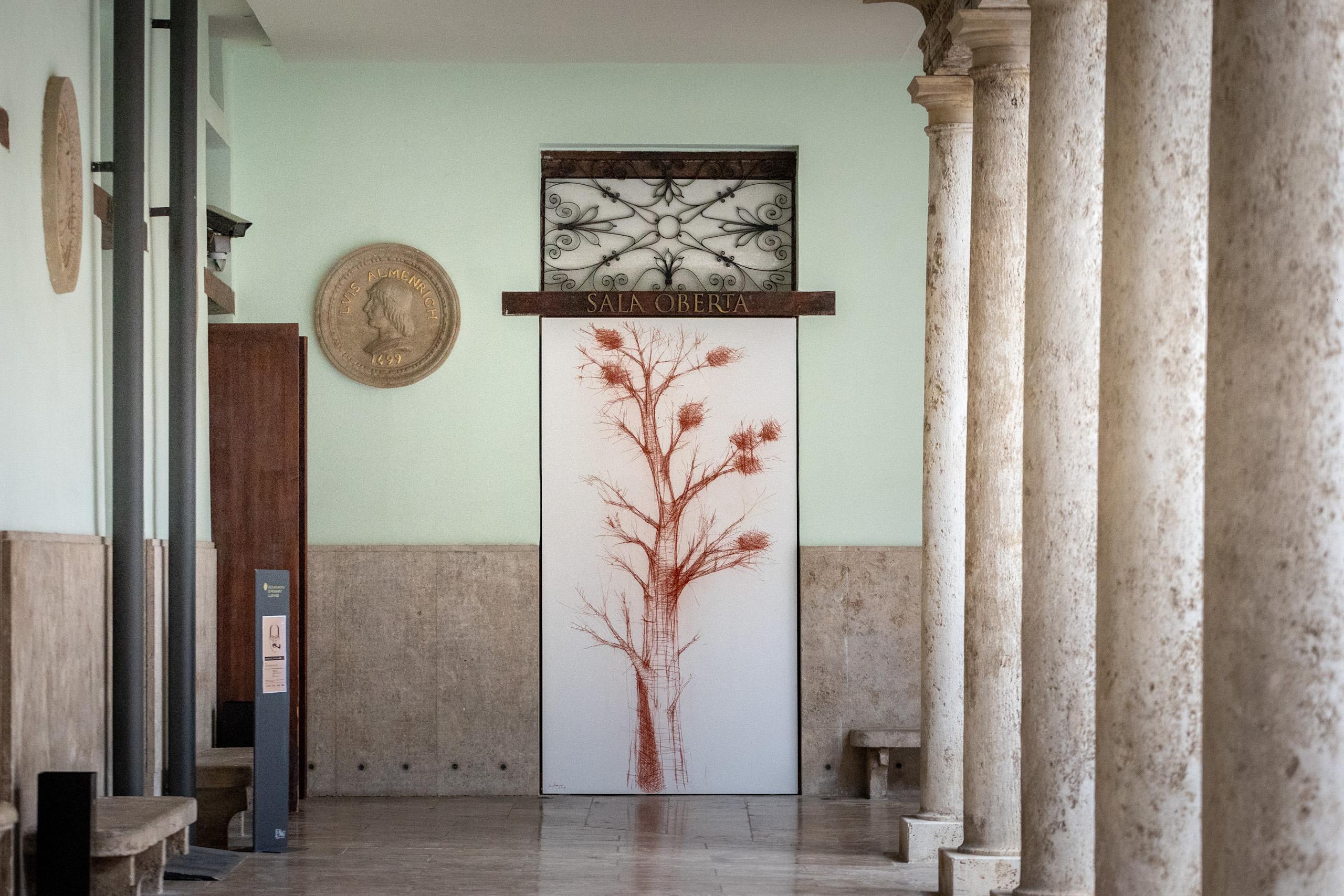 17/01/2023, 9:36 par Calo Carratalá - Grande peinture verticale, baobab, Afrique en vente 2