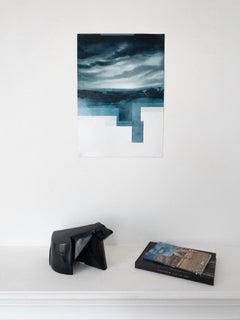 Entanglement VII, 6 points in space by Joachim van der Vlugt - Abstract painting