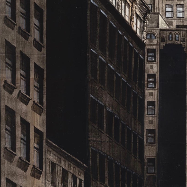 Gothica (New York City) - Urban Landscape Painting For Sale 1