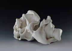 Conch 32, Abstract porcelain sculpture
