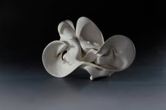 Conch 7, Abstract porcelain sculpture
