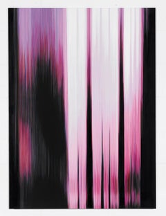 Pink Painting (Figure No.1) by Doris Marten - Large abstract painting