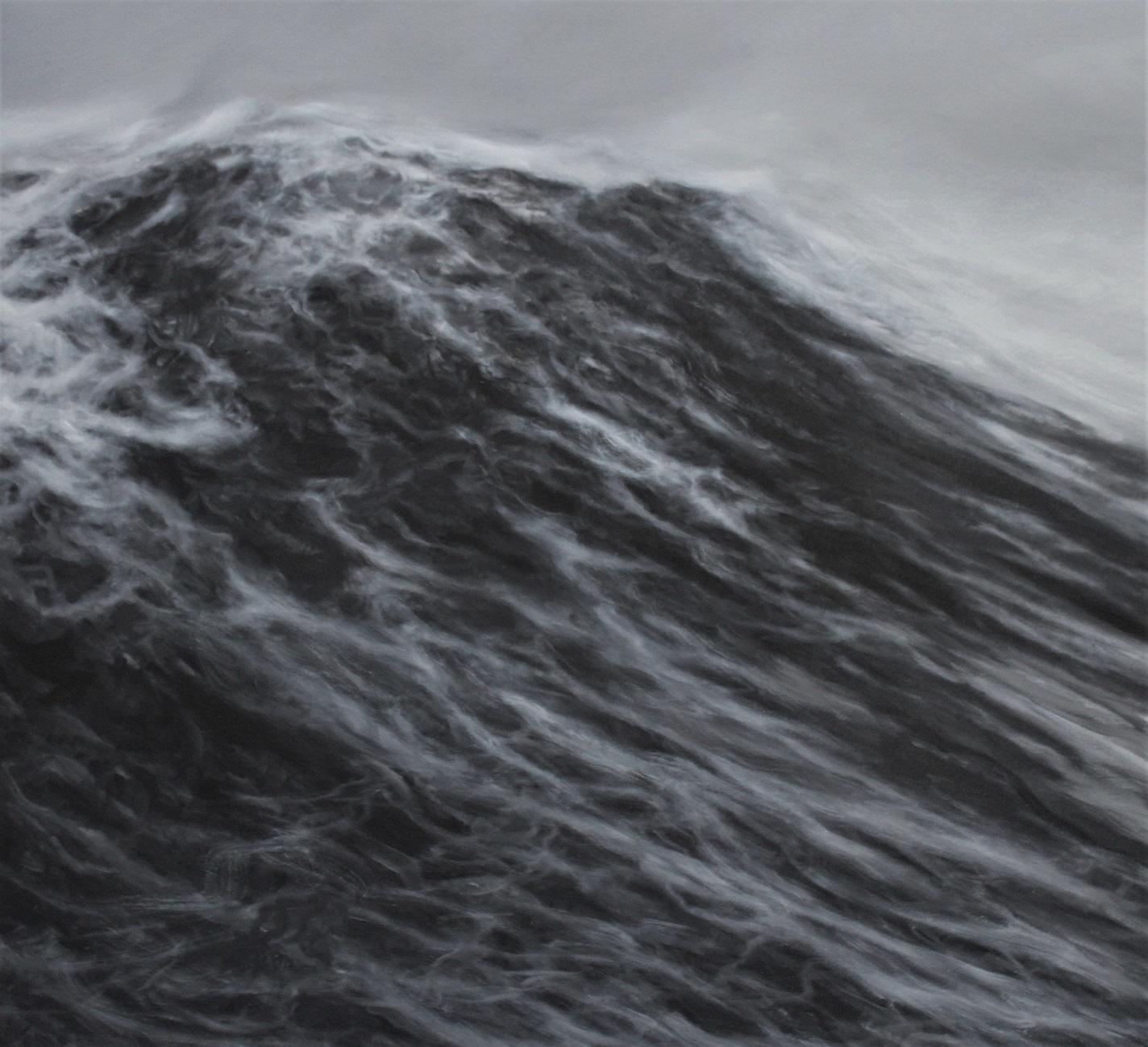 Franco Salas Borquez Landscape Painting - The Peak - Contemporary marine painting