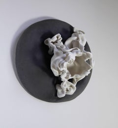 Relations 2 - Abstract porcelain sculpture