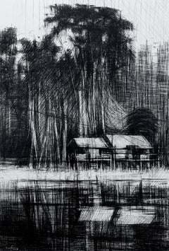 Pencil Landscape Drawings and Watercolours