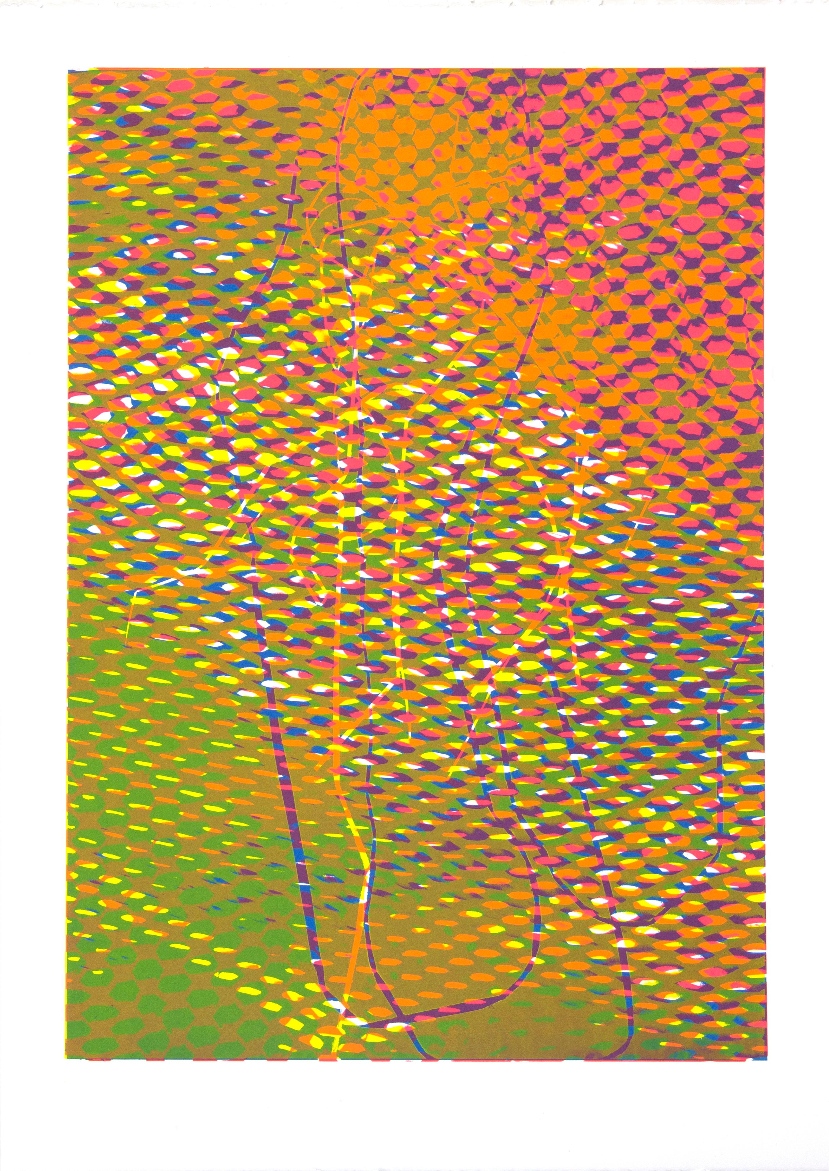 Natalie Ryde Abstract Print - Shift #1