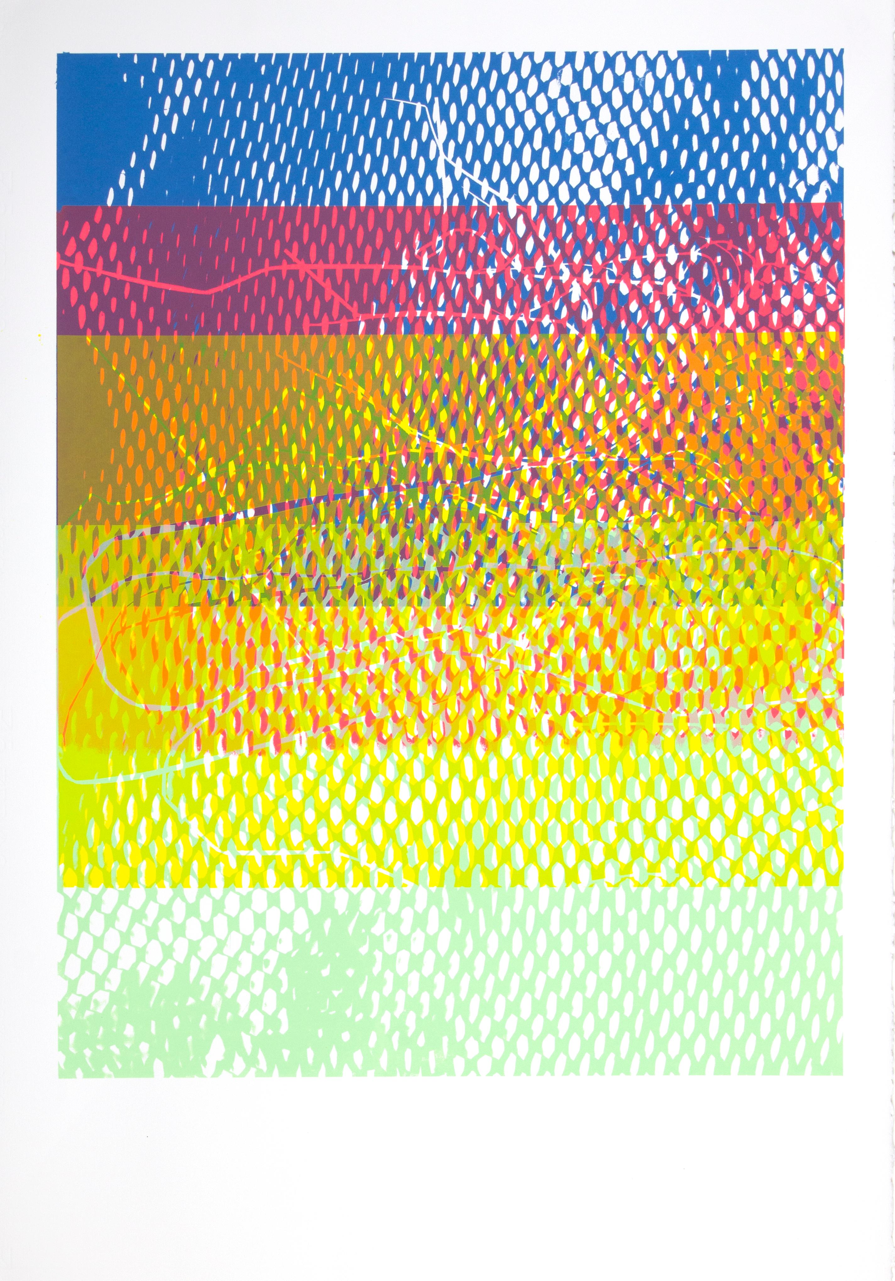Natalie Ryde Abstract Print - Shift #3