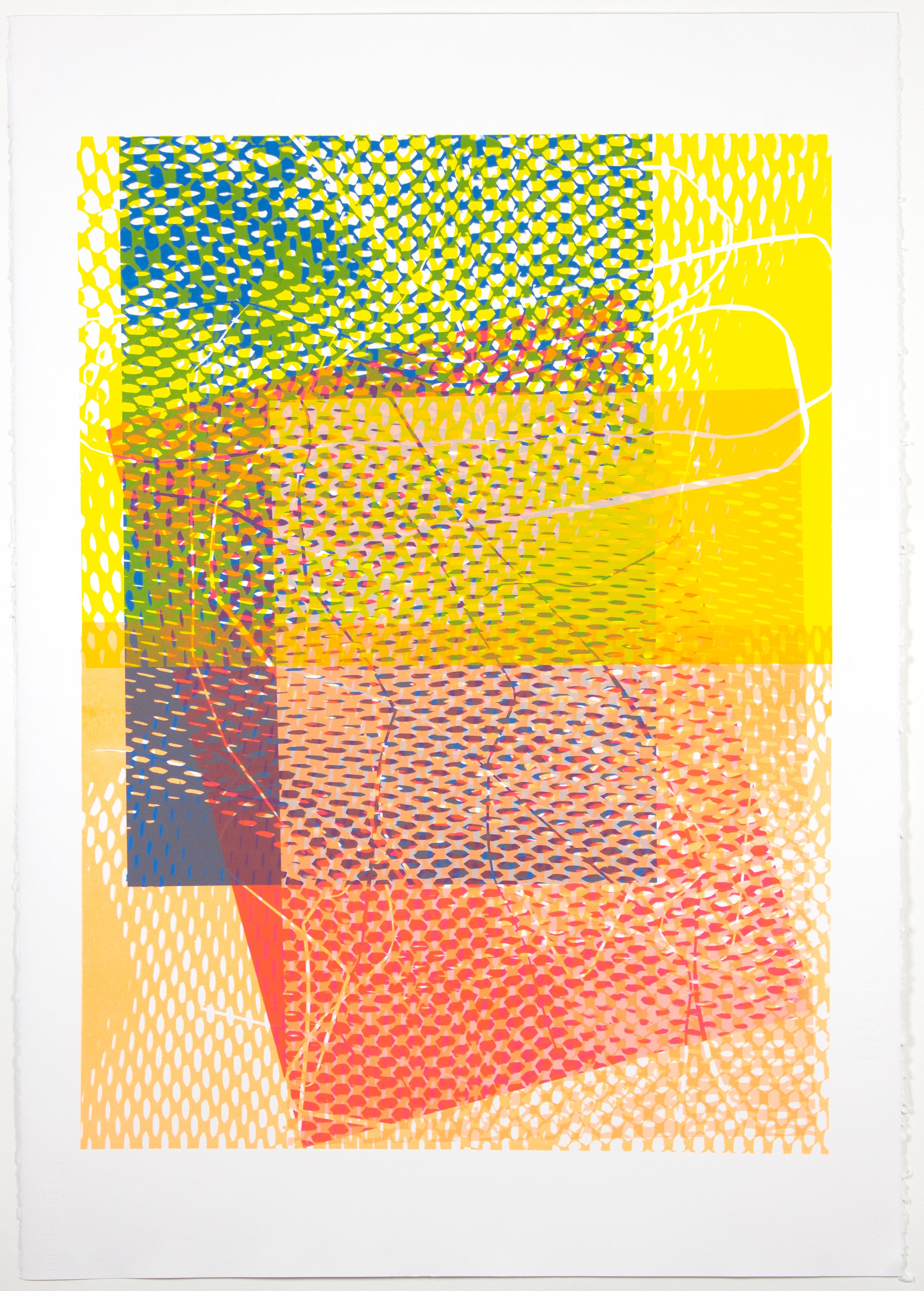 Natalie Ryde Abstract Print - Shift #6