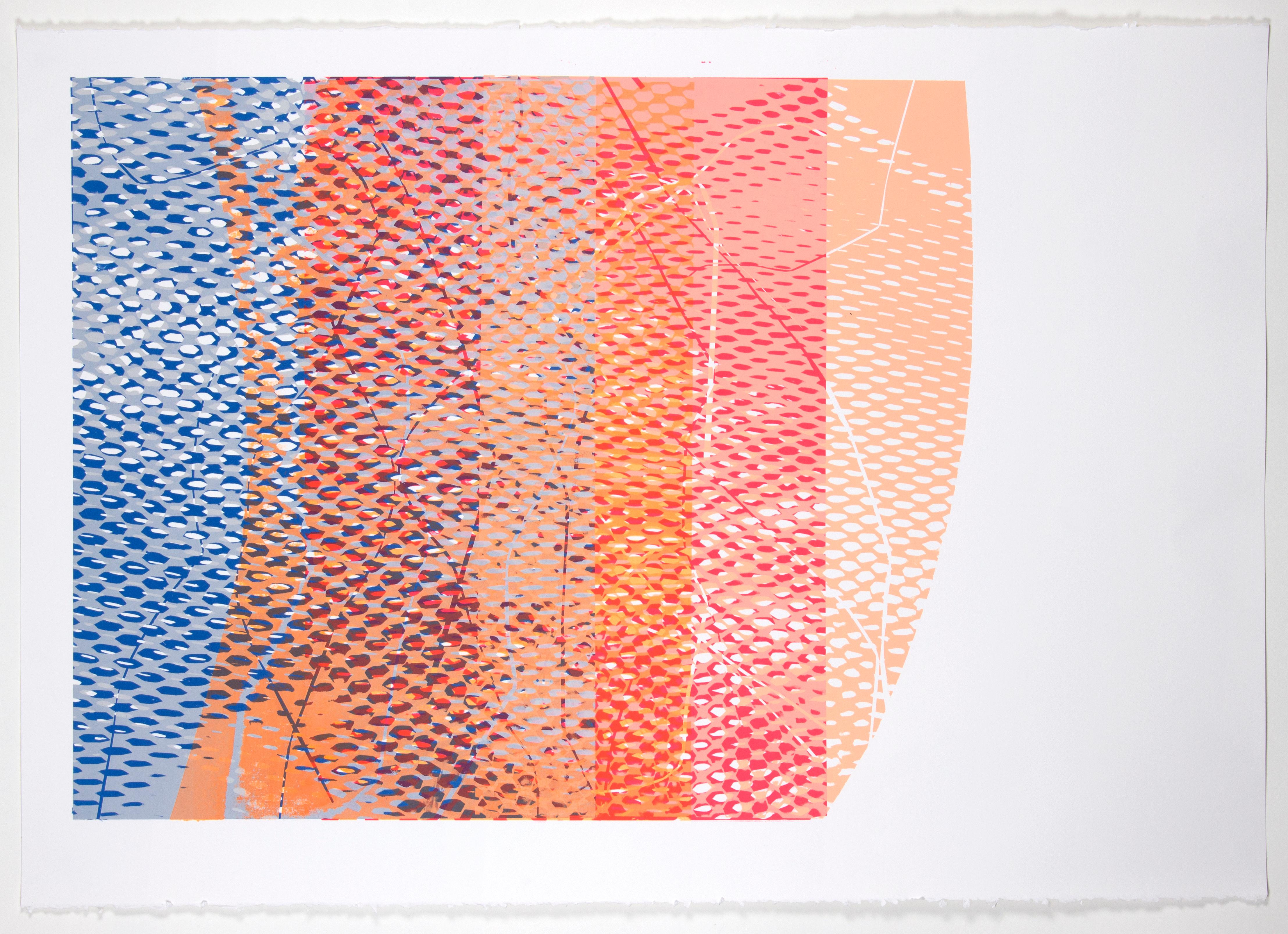 Natalie Ryde Abstract Print - Shift #7