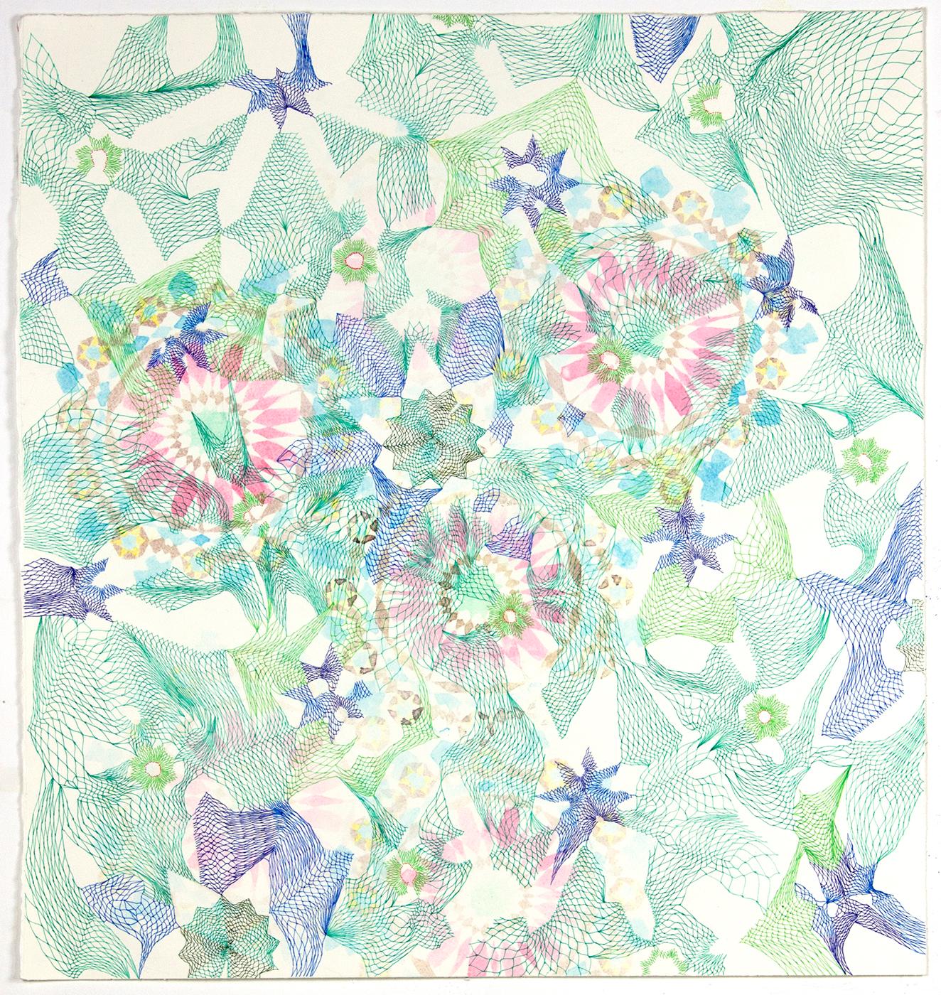 Natalie Ryde Abstract Drawing - Quilted Multiverse