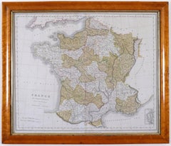 A Beautiful Antique Map of France 