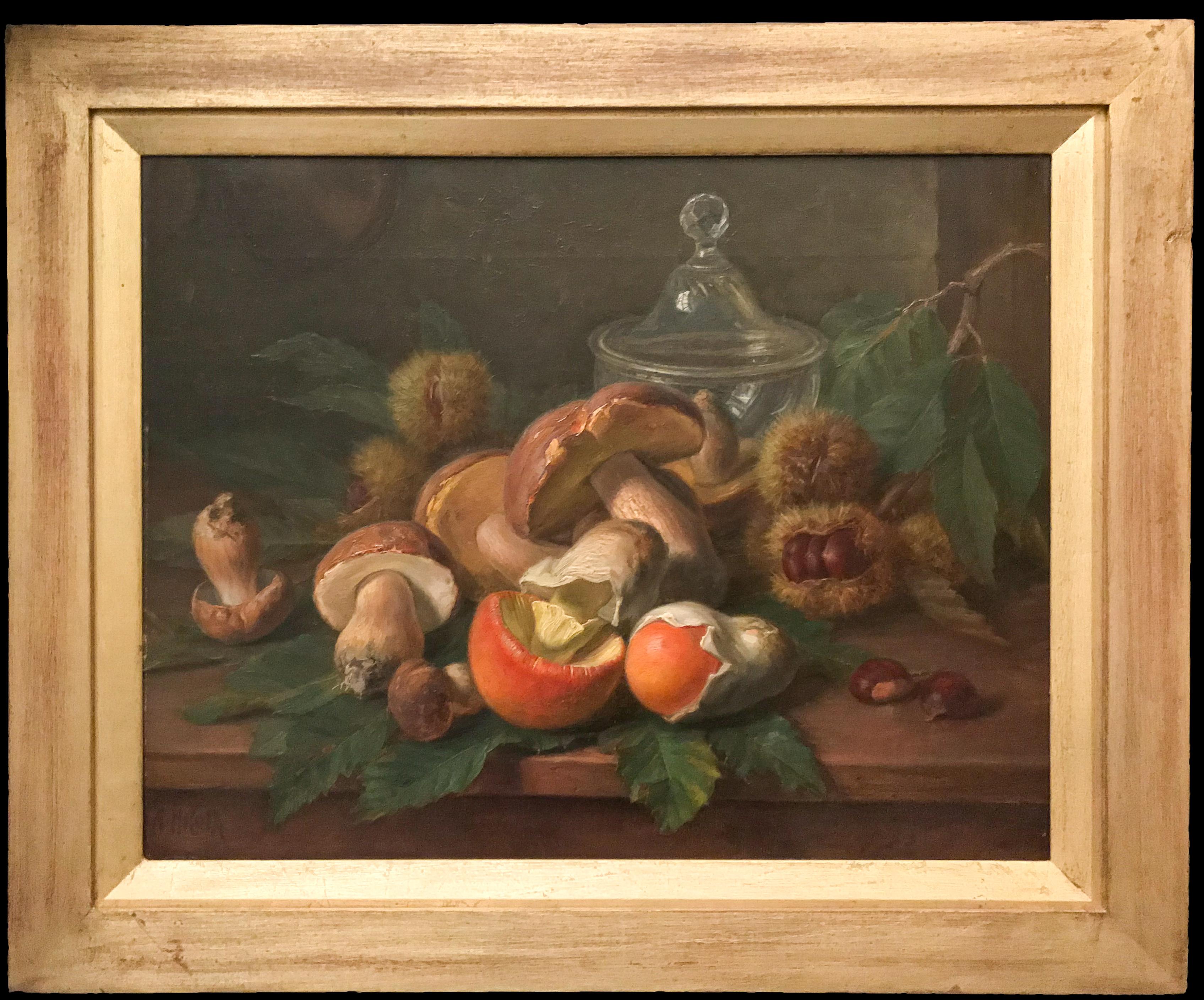 A. Nichola Still-Life Painting – Die Früchte eines Früchtes eines Ochsen – Stillleben