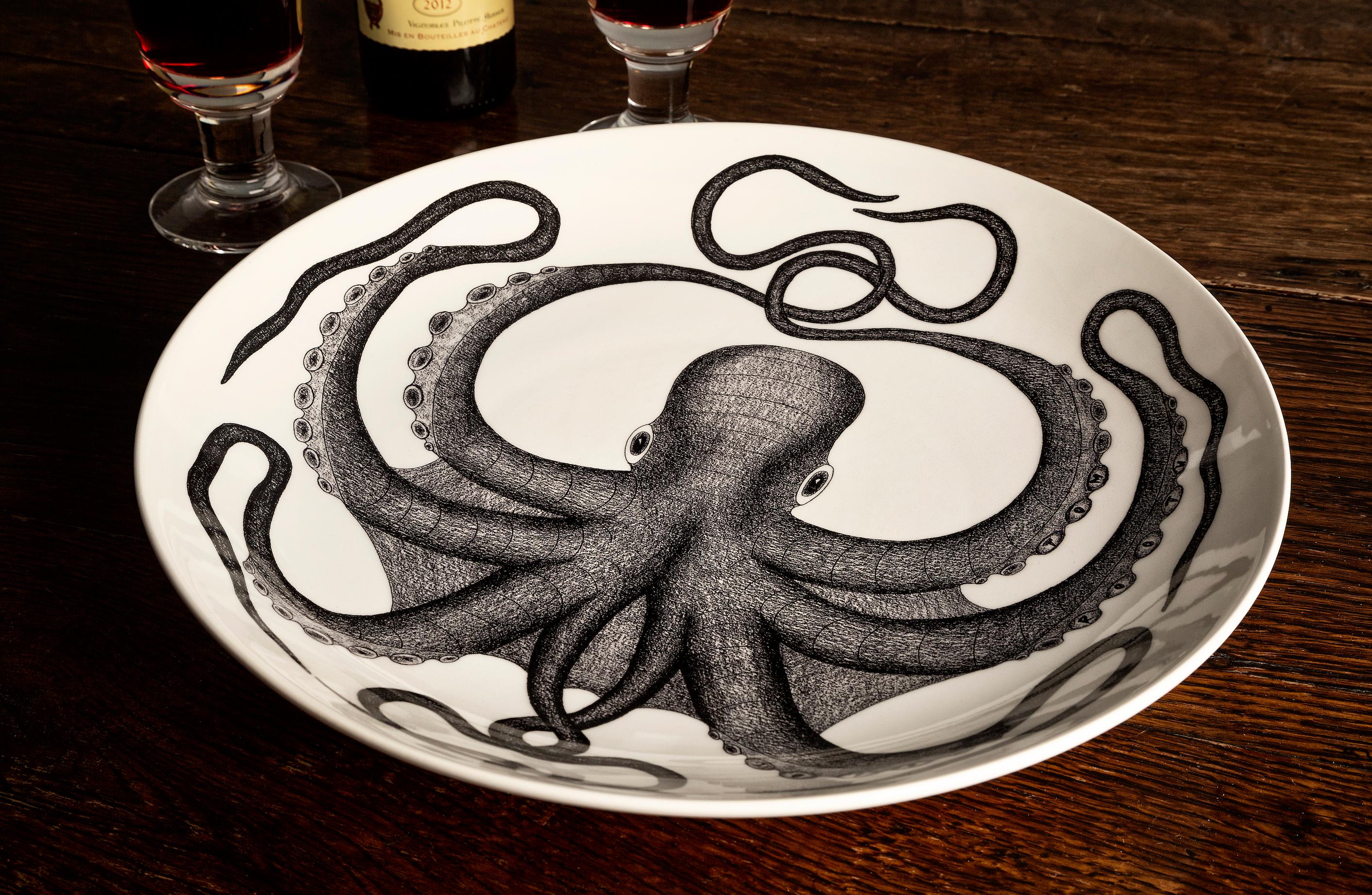 Octoplate - Realist Art by Tom Rooth