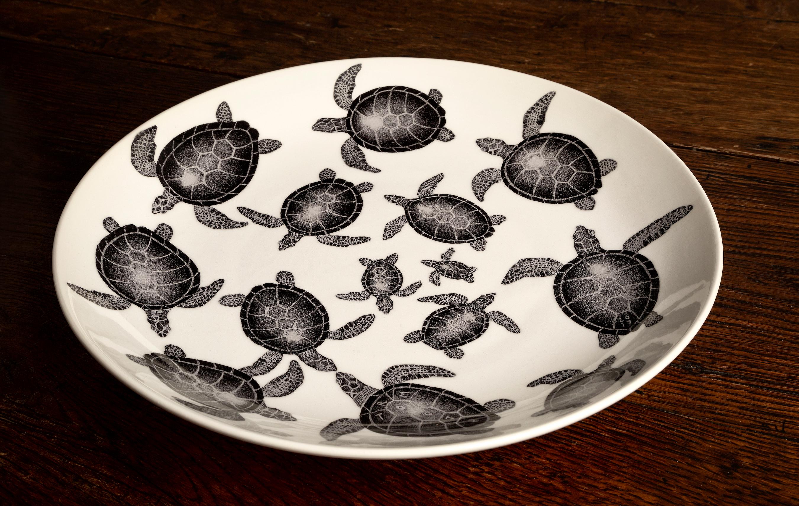 Turtle traffic - Realist Art by Tom Rooth