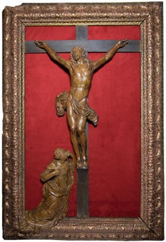 Large framed Christ, late 17th century, César Bagard and workshop