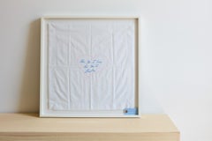For You I Love, For You I Breathe - broderie, serviette, texte de Tracey Emin