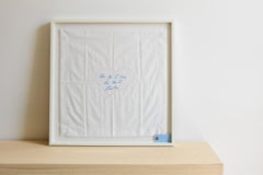 Tracey Emin - For You I Love, For You I Breathe -- Embroidery, Napkin, Text by Tracey Emin For You I Love, For You I Breathe -- Embroidery, Napkin, Text by Tracey Emin
