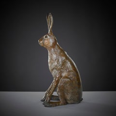 Contemporary British Wildlife Bronze Sculpture 'Sir Humphrey' by Tobias Martin